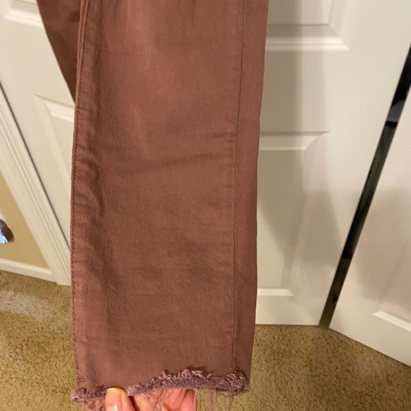 Womens' High Rise Skinny Rose Colored Jeans by Blue Asphalt Sz. L - Picture 8 of 16